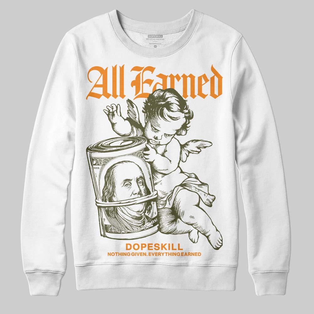 Olive Collection DopeSkill Sweatshirt All Earned Graphic