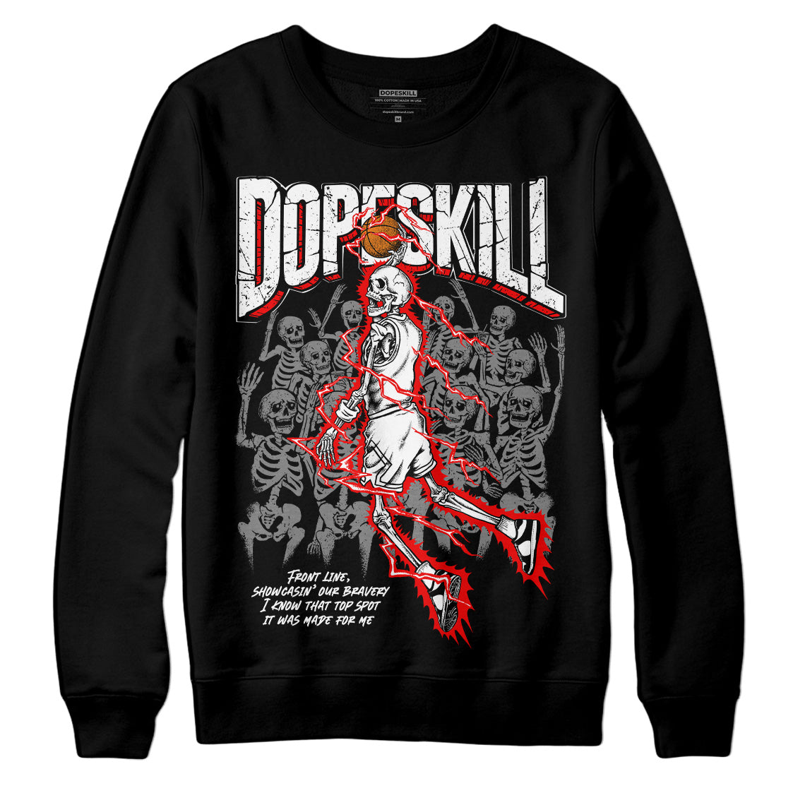 Dunk Low Panda White Black DopeSkill Sweatshirt Thunder Dunk Graphic