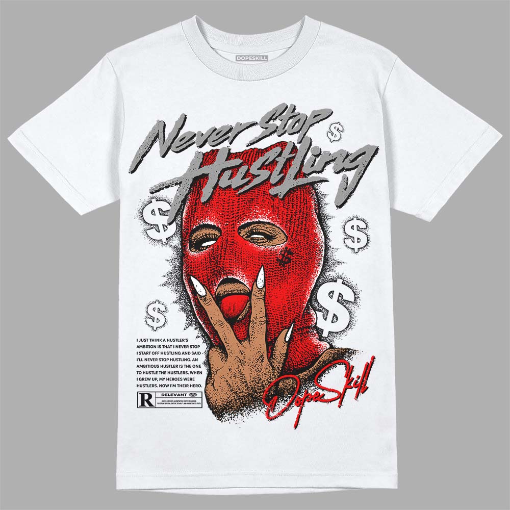 Dunk Panda White Black DopeSkill T-Shirt Never Stop Hustling Graphic