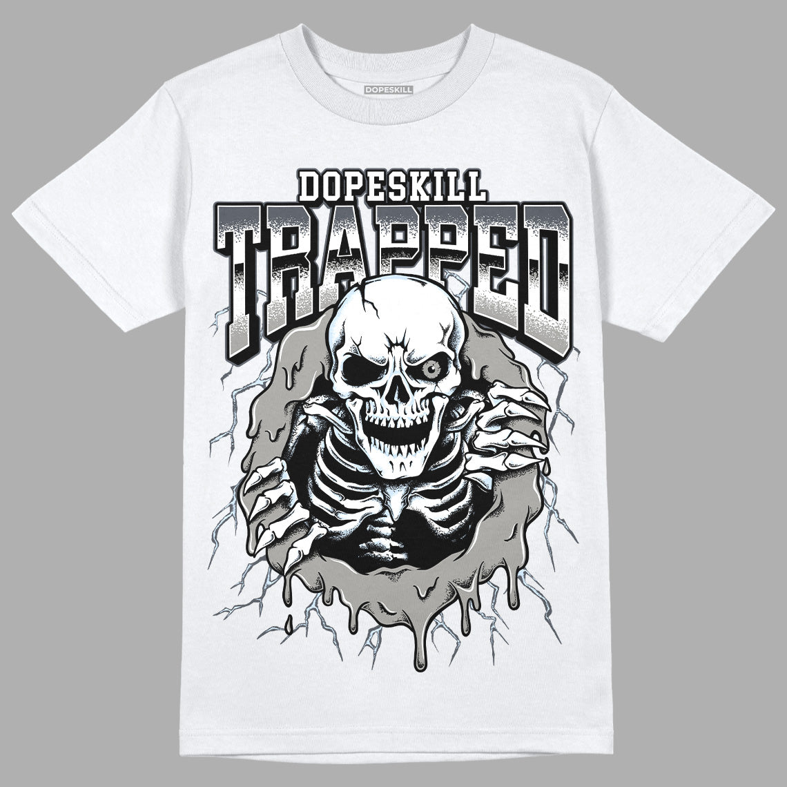Cool Grey 6s DopeSkill T-Shirt Trapped Halloween Graphic