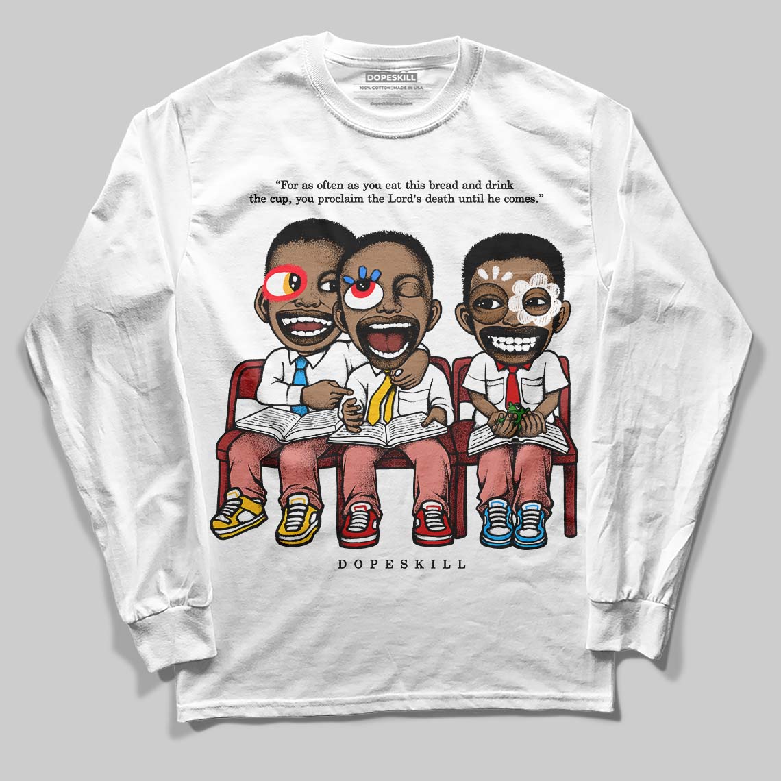 Dune Red 13s DopeSkill Long Sleeve T-Shirt First Sunday Graphic