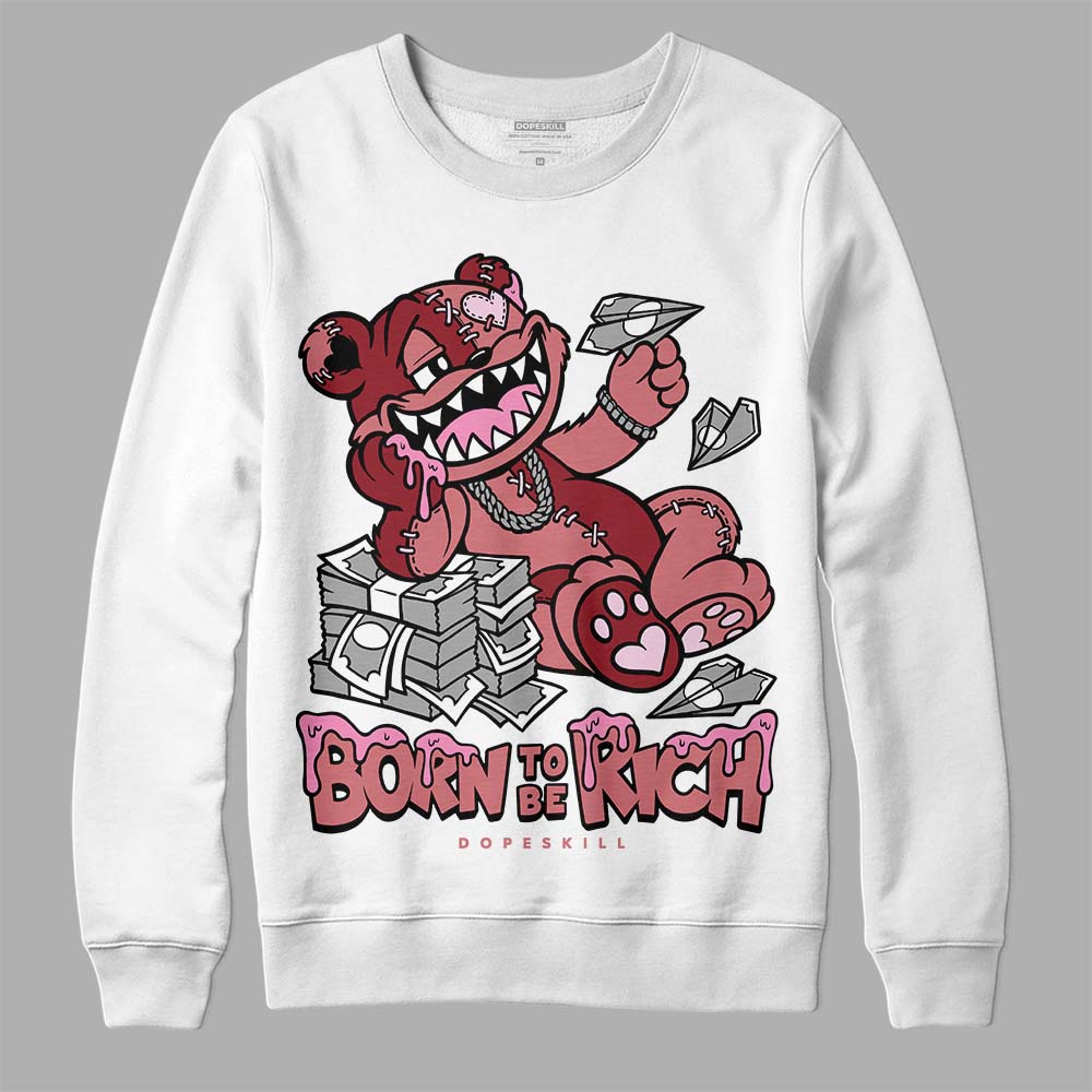 Valentine's Day Collection DopeSkill Sweatshirt Born To Be Rich Graphic