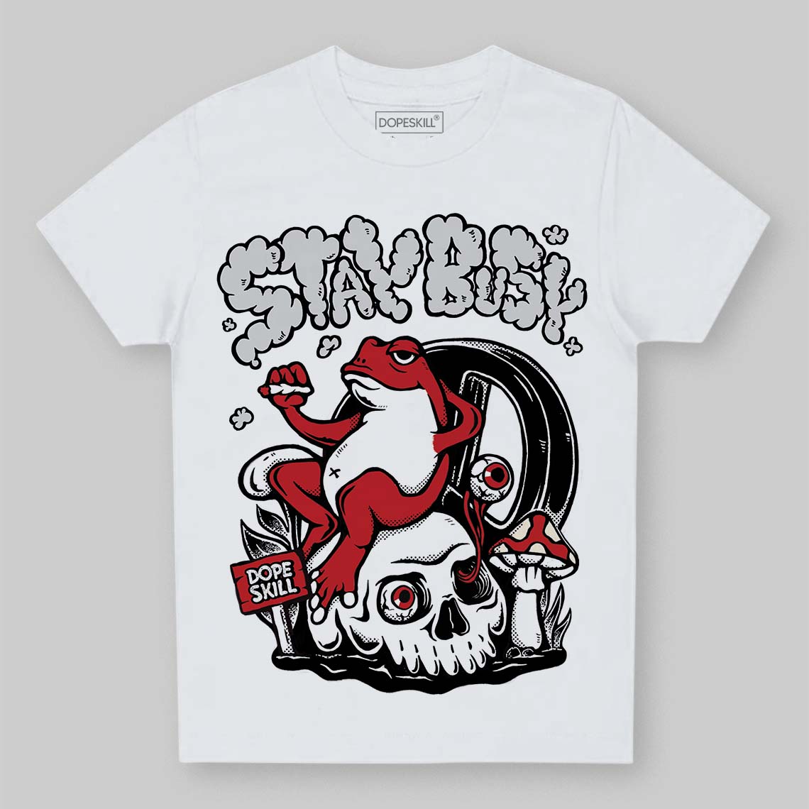Bred 11s DopeSkill Toddler Kids T-shirt Stay Busy Graphic