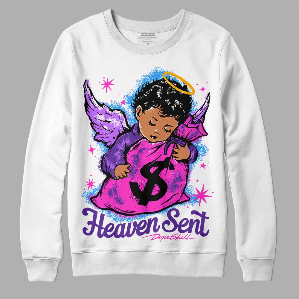 PURPLE Collection DopeSkill Sweatshirt Heaven Sent Graphic