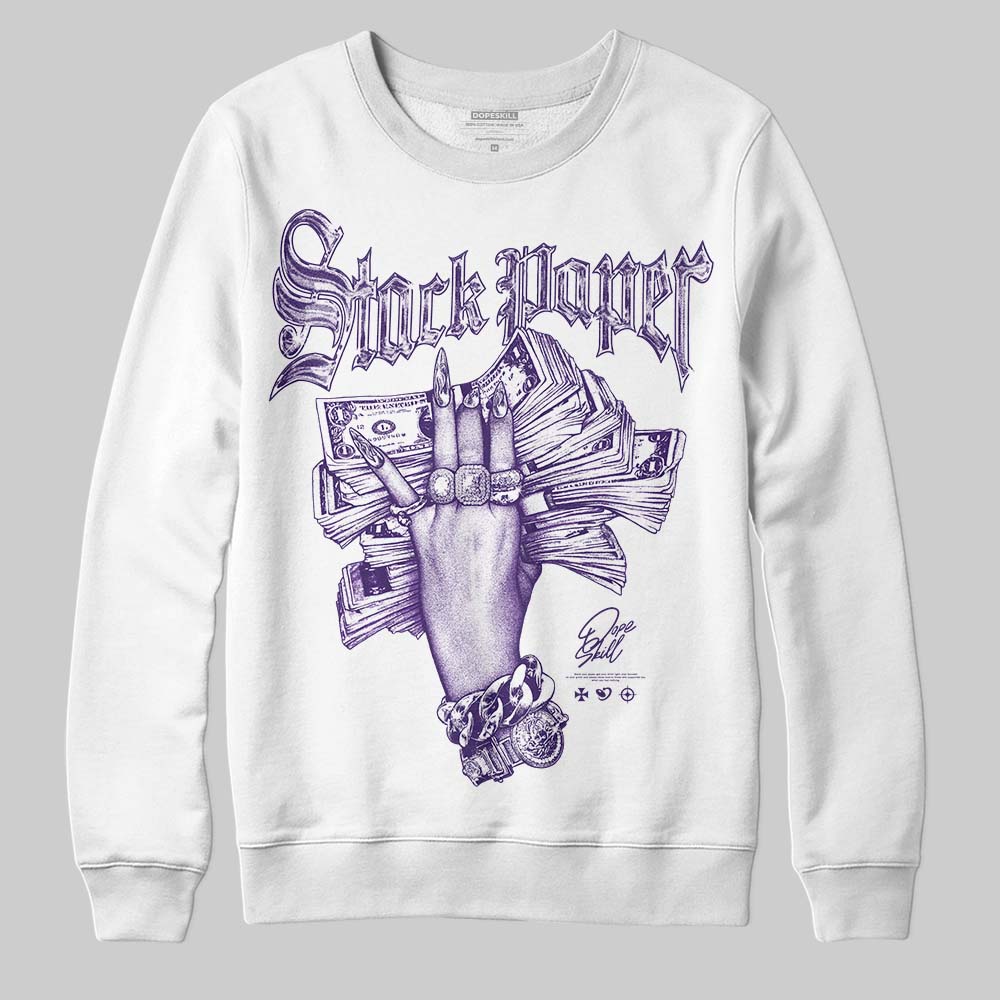 PURPLE Collection DopeSkill Sweatshirt Stack Paper Graphic