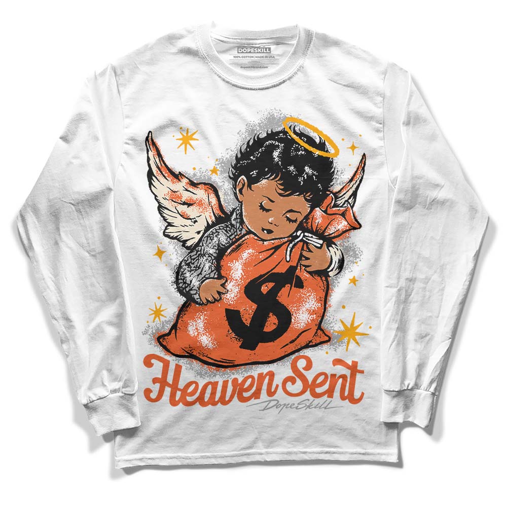 Georgia Peach 3s DopeSkill Long Sleeve T-Shirt Heaven Sent Graphic