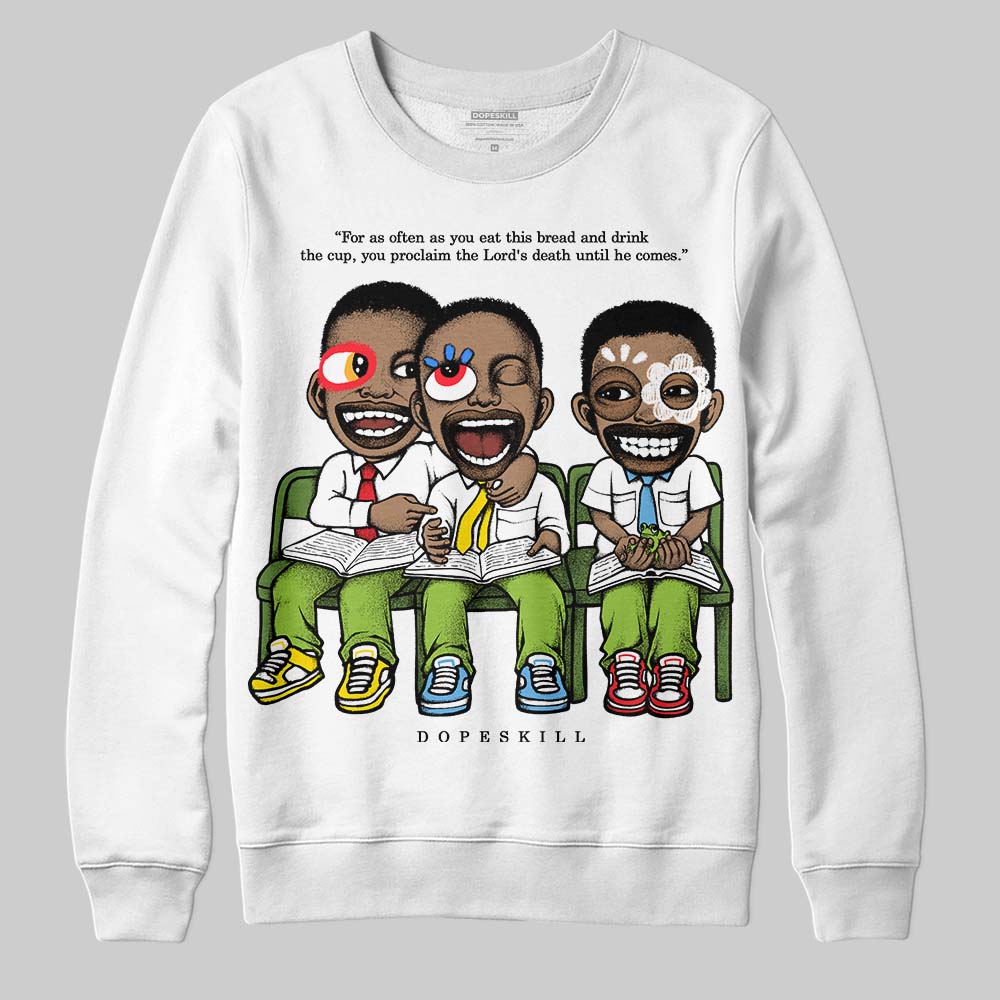 Dunk 'Chlorophyll' DopeSkill Sweatshirt First Sunday Graphic