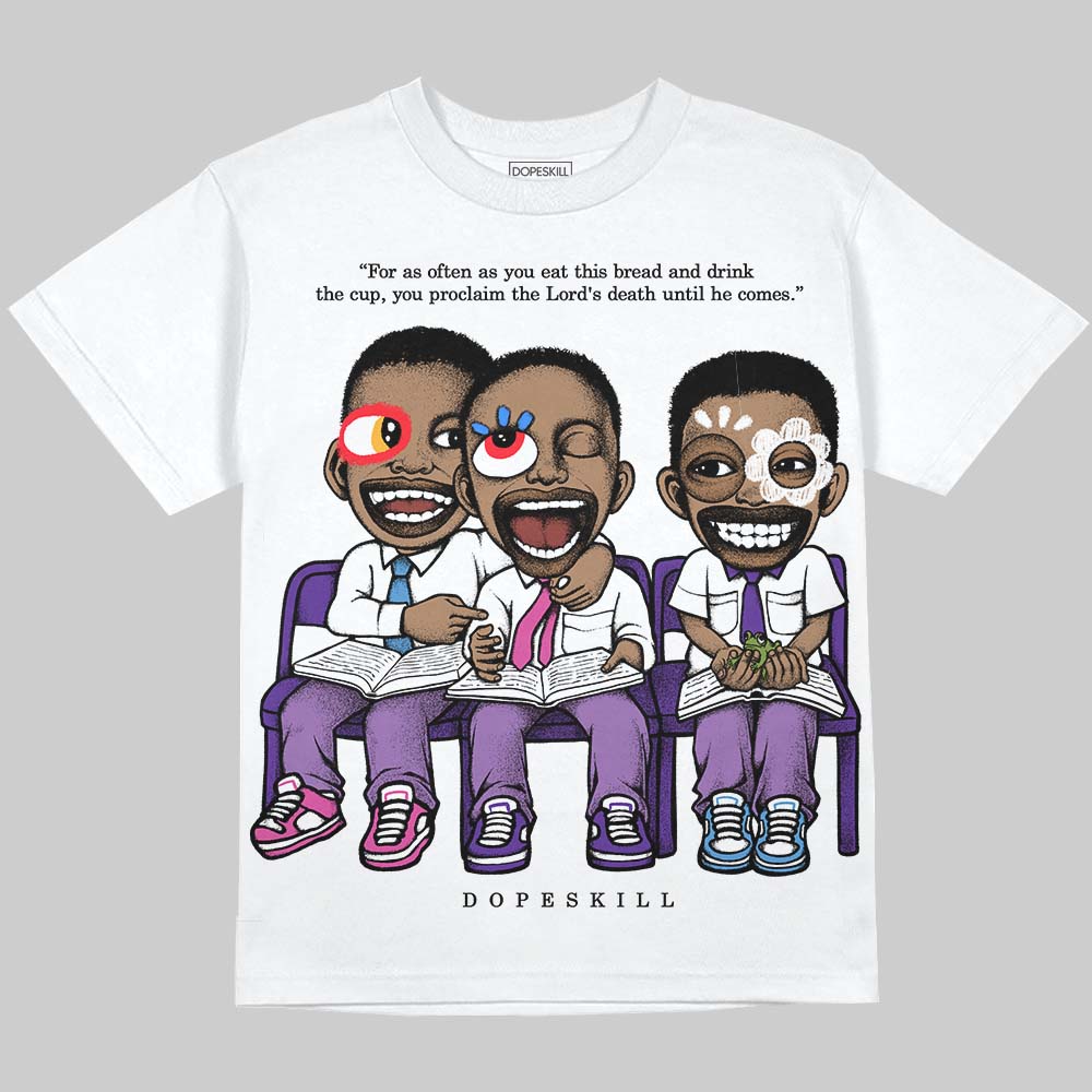 PURPLE Collection DopeSkill Oversize Print T-Shirt First Sunday Graphic