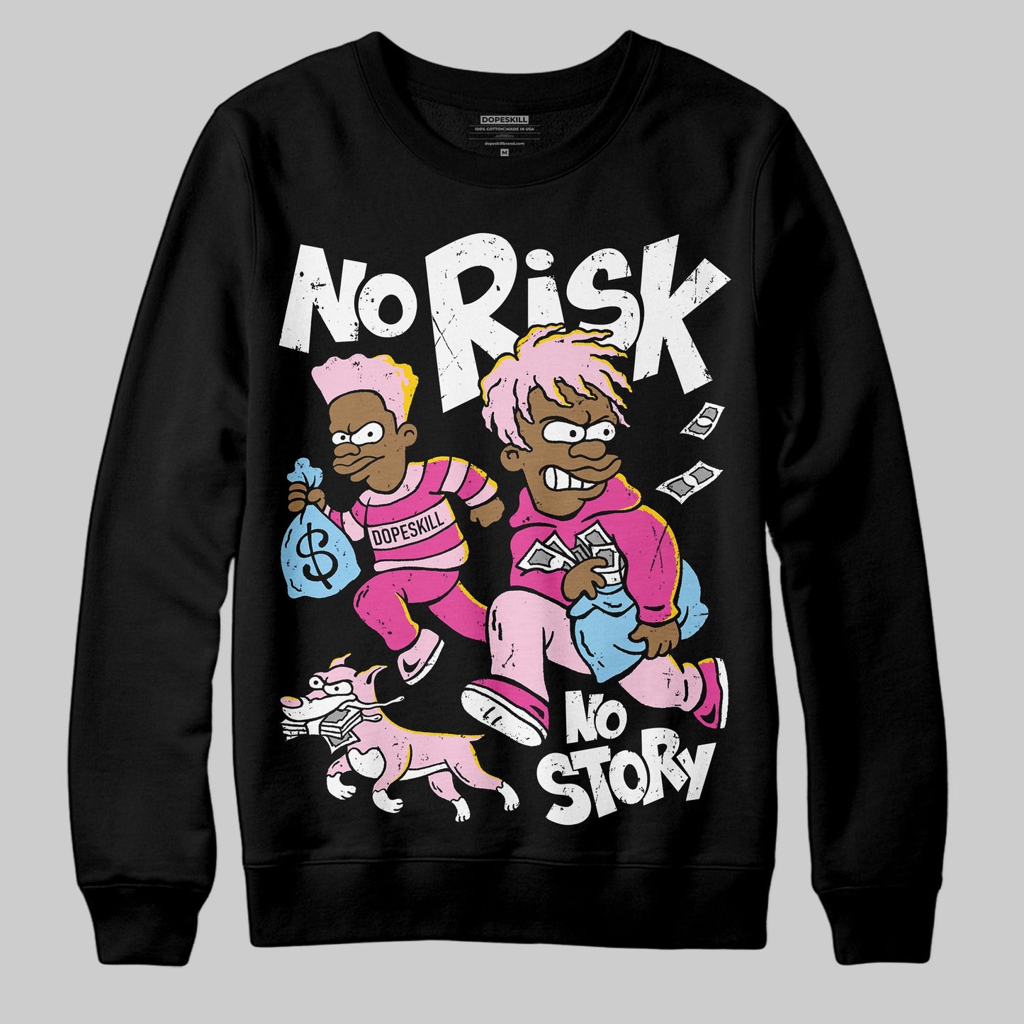 Doernbecher 6s DopeSkill Sweatshirt No Risk No Story Graphic