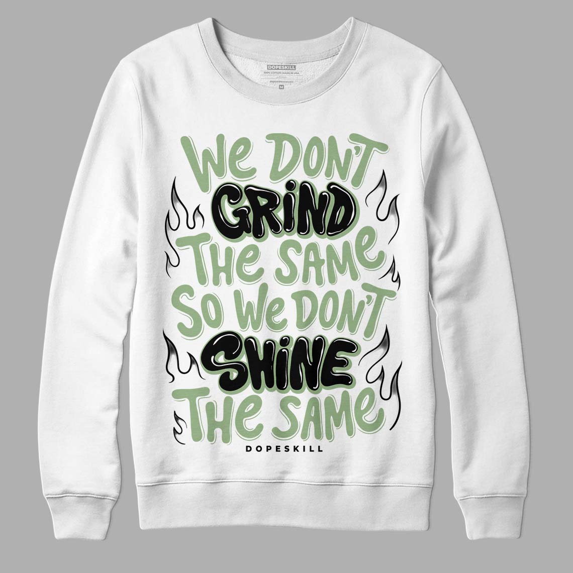 Seafoam 4s DopeSkill Sweatshirt Grind Shine Graphic