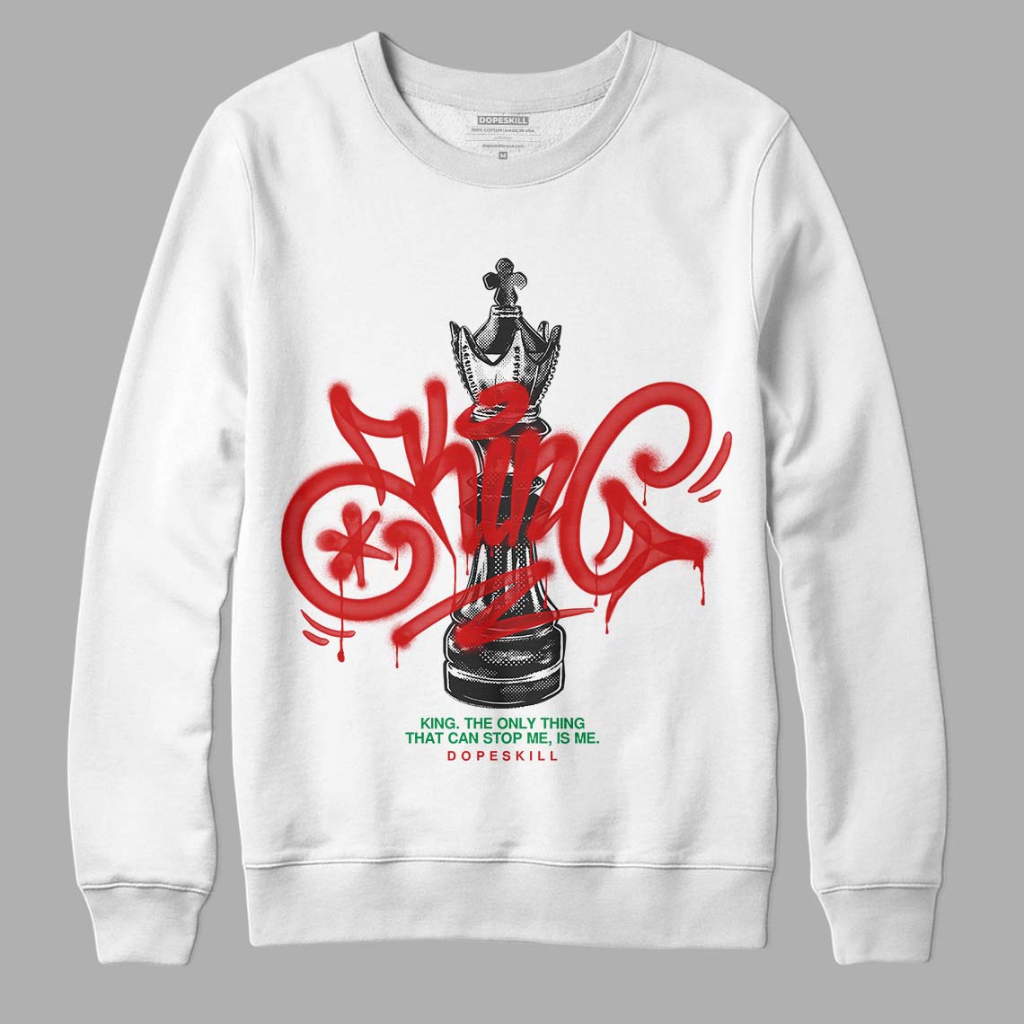 Black History Collection DopeSkill Sweatshirt King Chess Graphic
