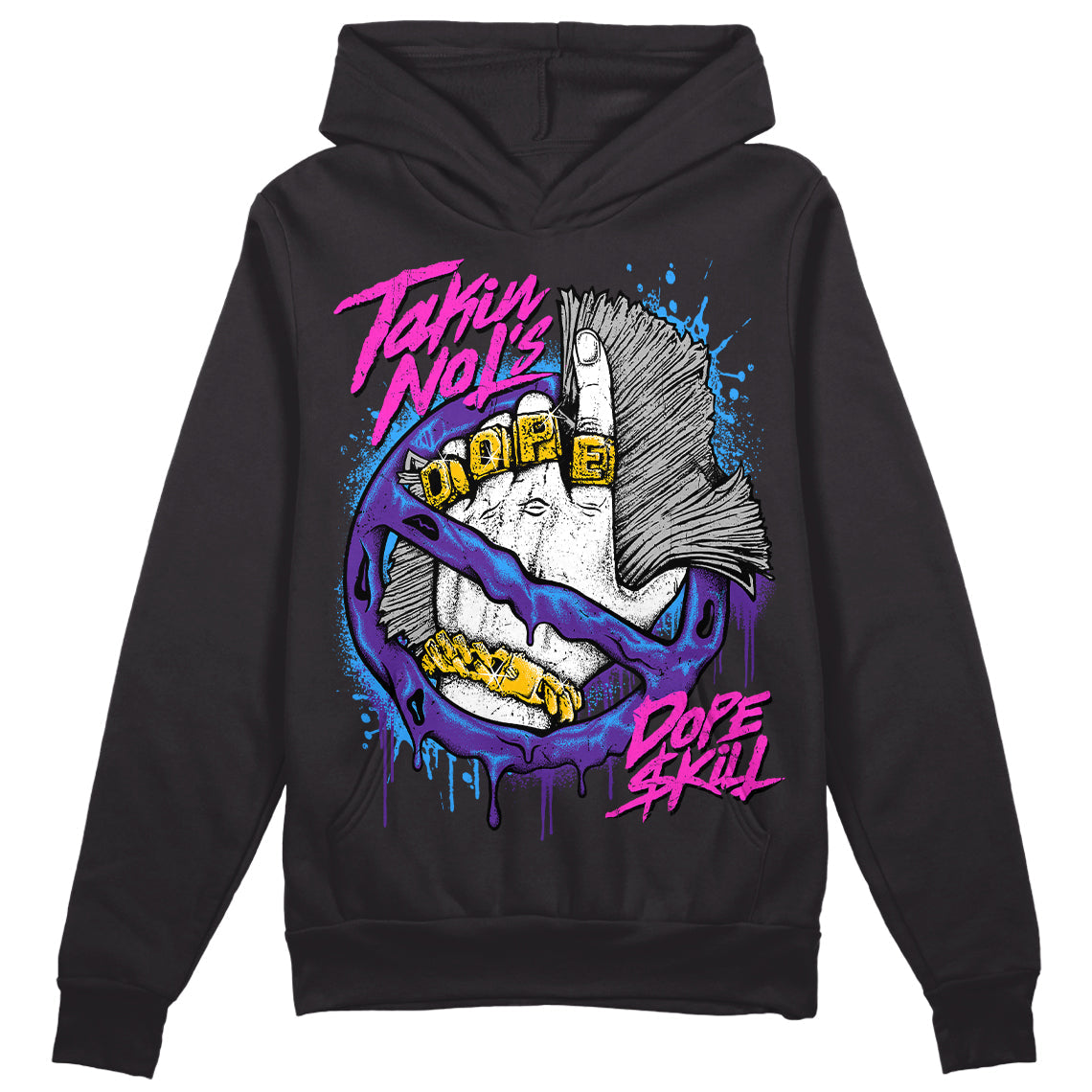 PURPLE Collection DopeSkill Hoodie Sweatshirt Takin No L's Graphic