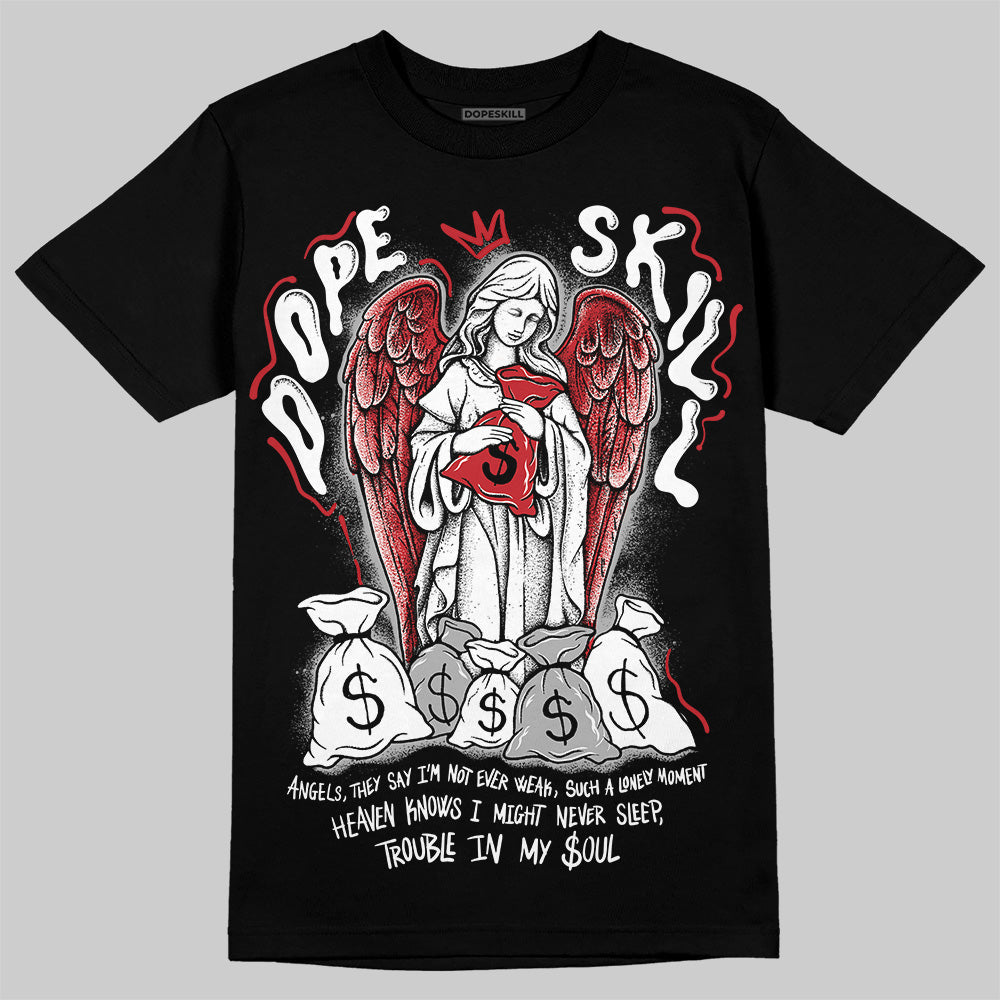 Bred 11s DopeSkill T-Shirt Angels Graphic