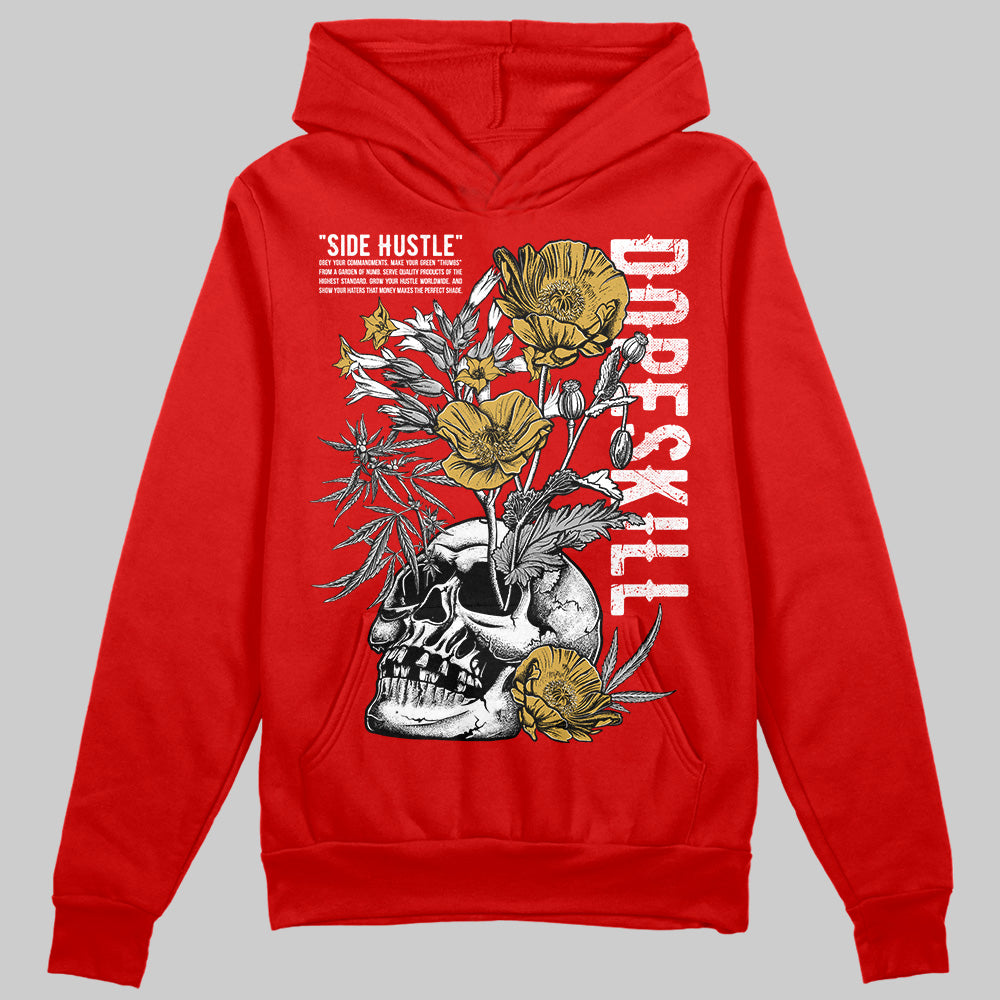 Bred Velvet 11s DopeSkill Red Hoodie Sweatshirt Side Hustle Graphic