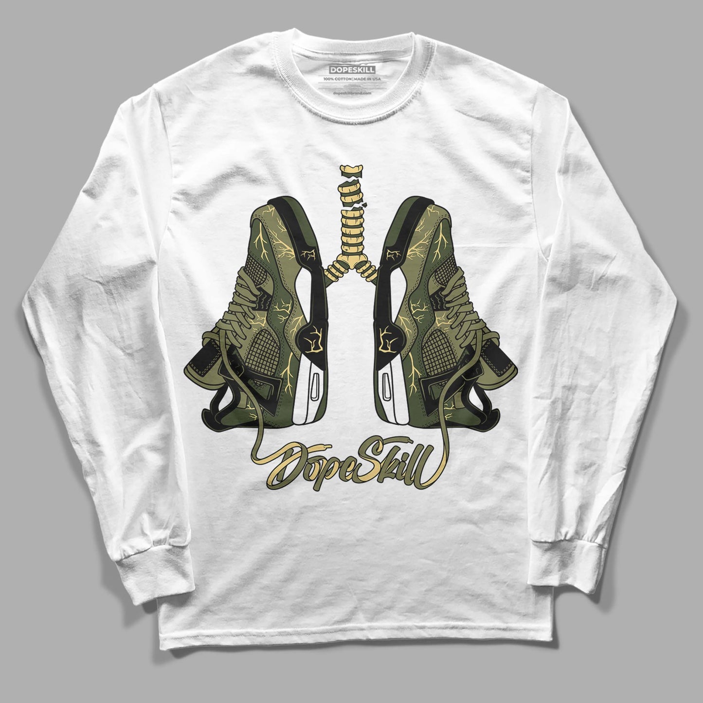 Craft Olive 4s DopeSkill Long Sleeve T-Shirt Breathe Graphic