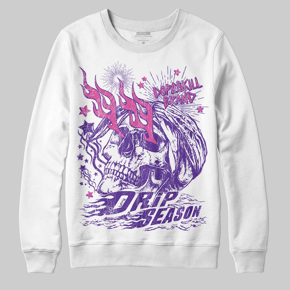 PURPLE Collection DopeSkill Sweatshirt Drip Season Graphic