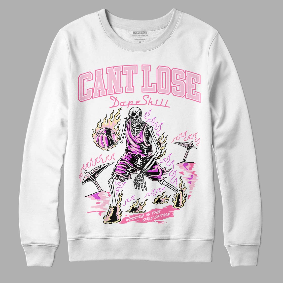 Dunk Low Pink Foam DopeSkill Sweatshirt Cant Lose Graphic