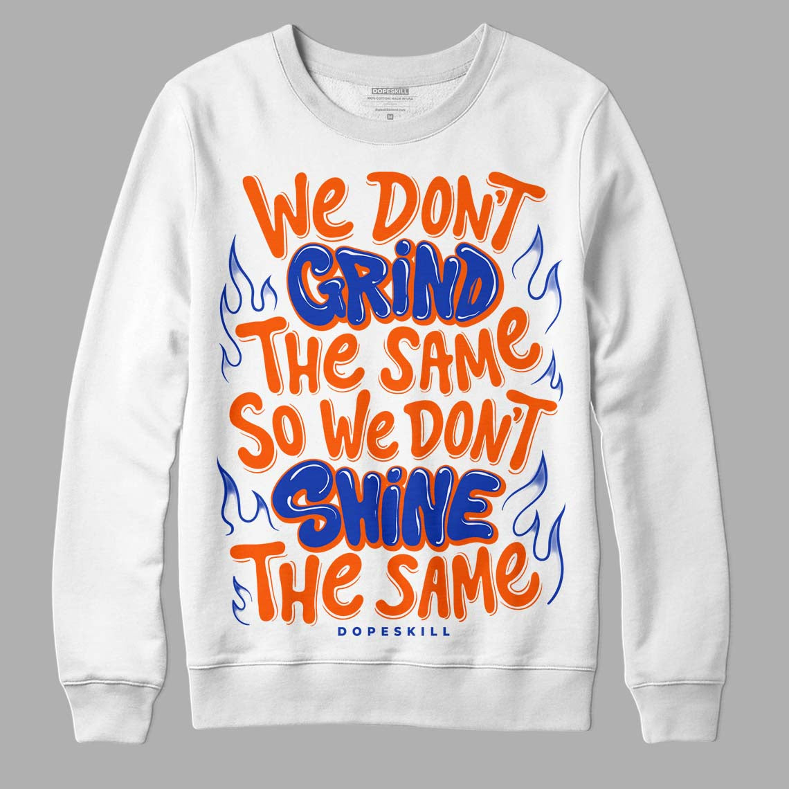 Dunk Low Futura Orange Blaze DopeSkill Sweatshirt Grind Shine Graphic