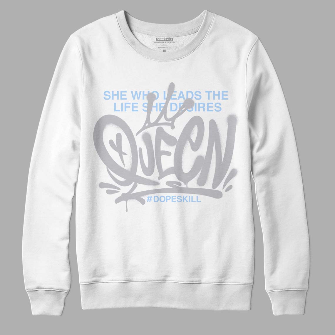 Cement Grey 11s DopeSkill Sweatshirt Queen Graphic