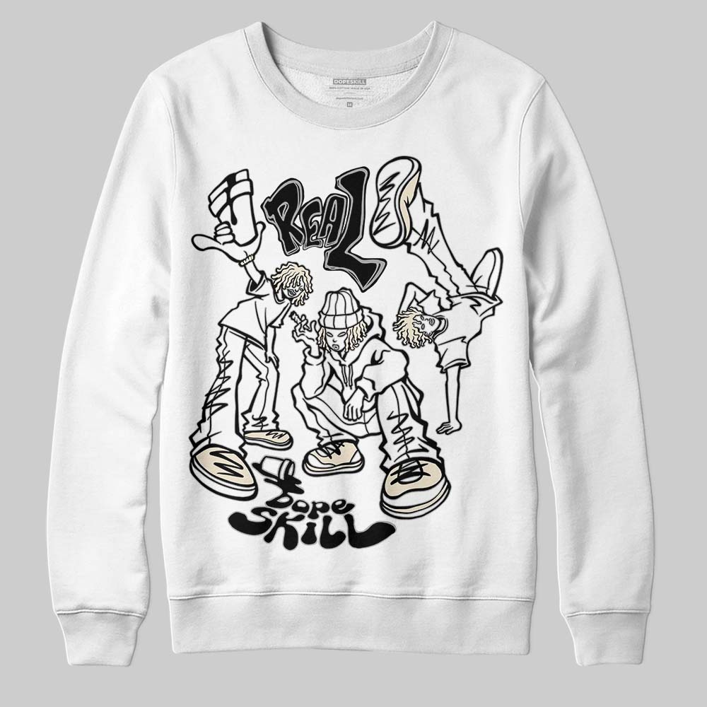 Reverse Metallic 5s DopeSkill Sweatshirt Real Y2K Players Graphic