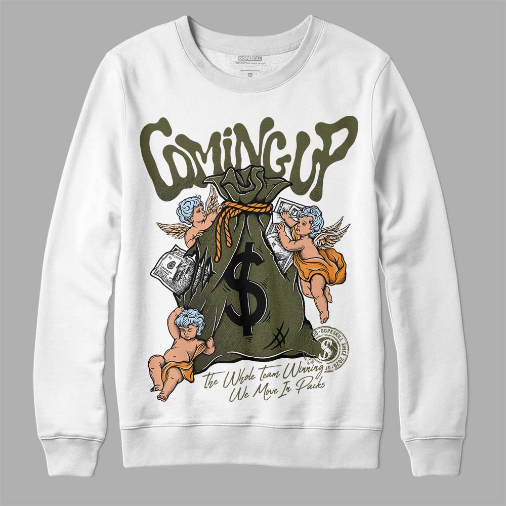 Olive 5s DopeSkill Sweatshirt Money Bag Coming Up Graphic