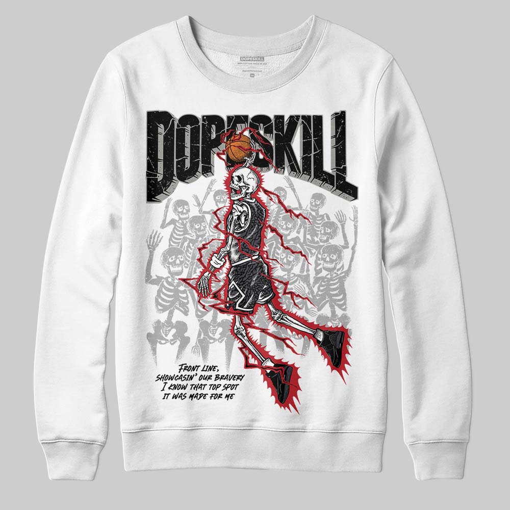 Black Cat 3s DopeSkill Sweatshirt Thunder Dunk Graphic