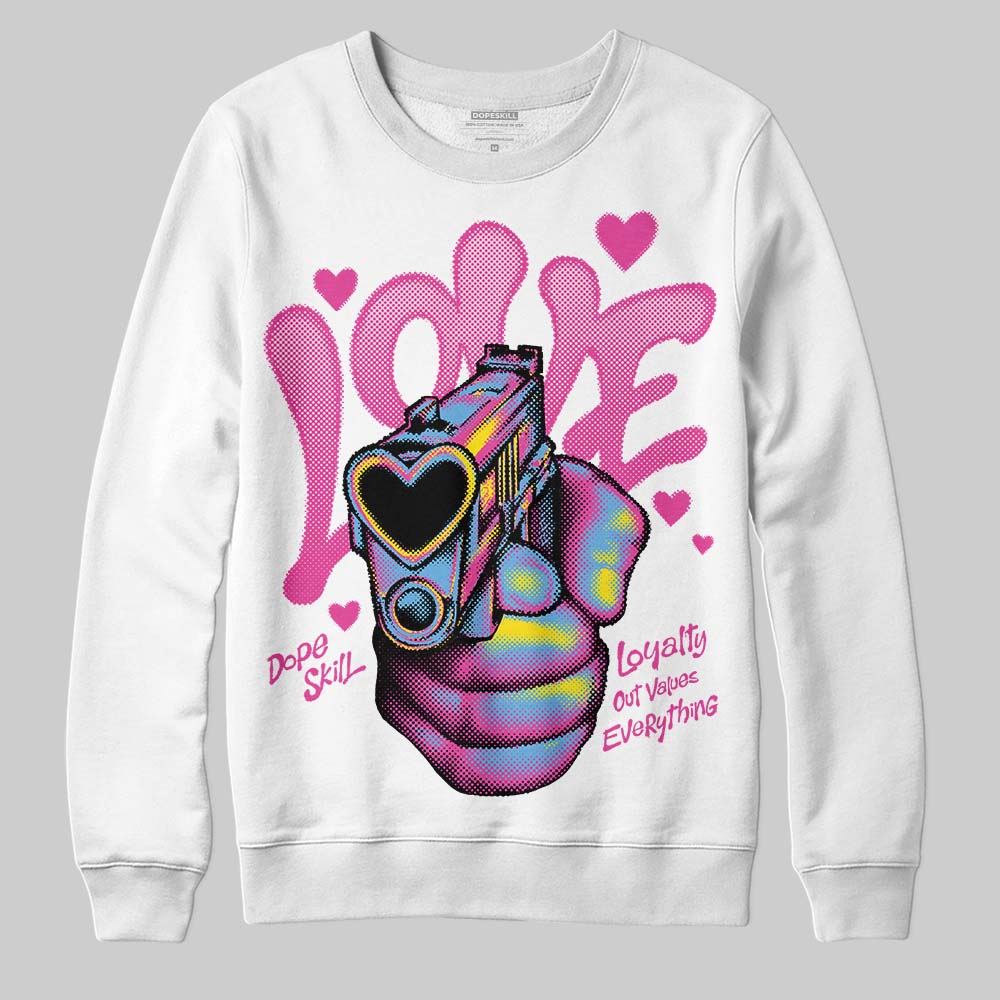Triple Pink Dunk DopeSkill Sweatshirt Love Shot Graphic