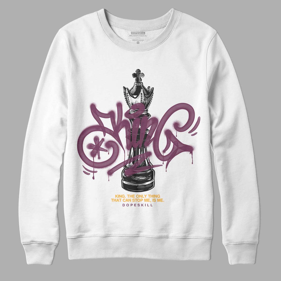 Brotherhood 1s High OG DopeSkill Sweatshirt King Chess Graphic
