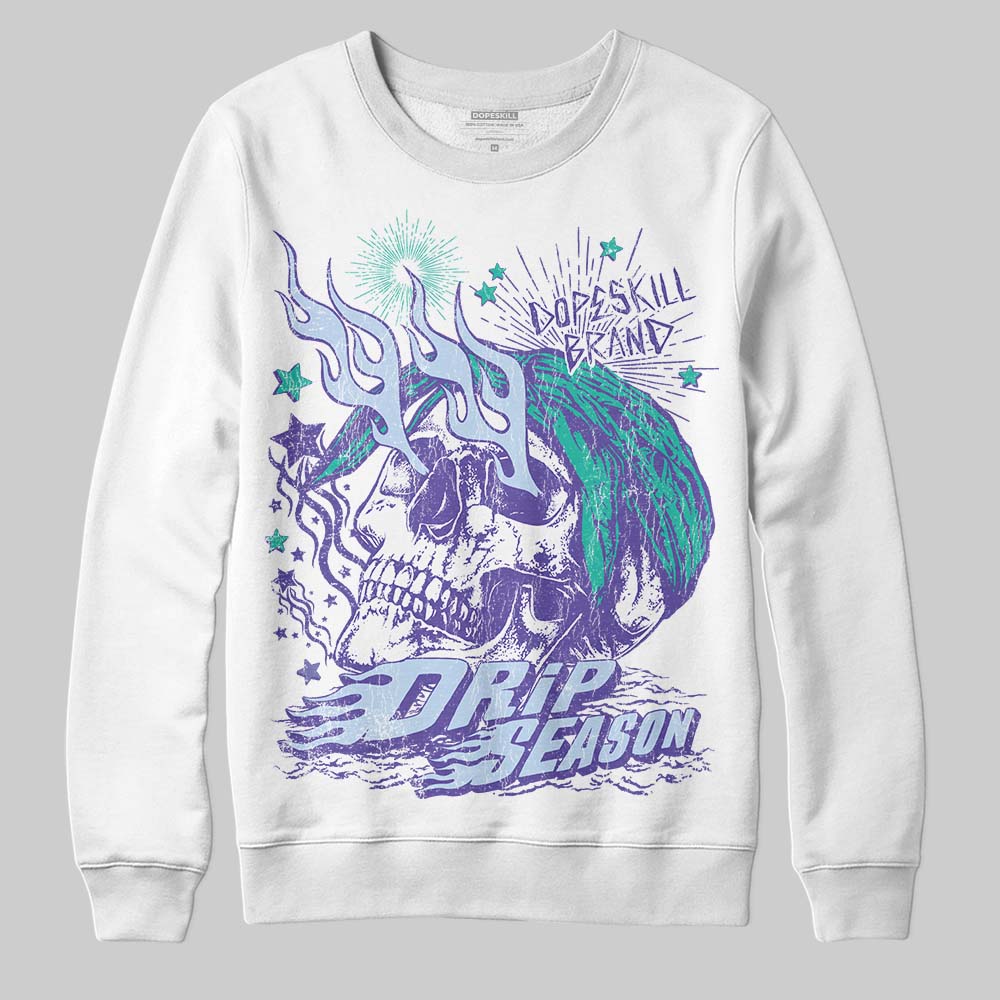 Grape 5s DopeSkill Sweatshirt Drip Season Graphic
