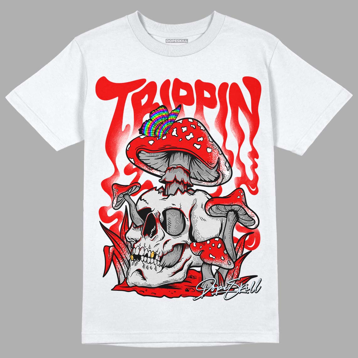Cherry 11s DopeSkill T-Shirt Trippin Graphic