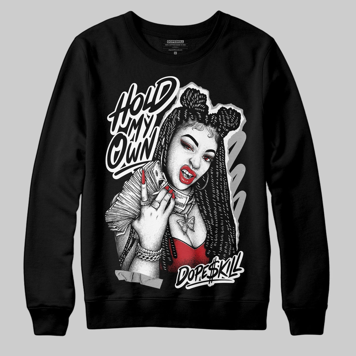 Bred Velvet 11s DopeSkill Sweatshirt New H.M.O Graphic