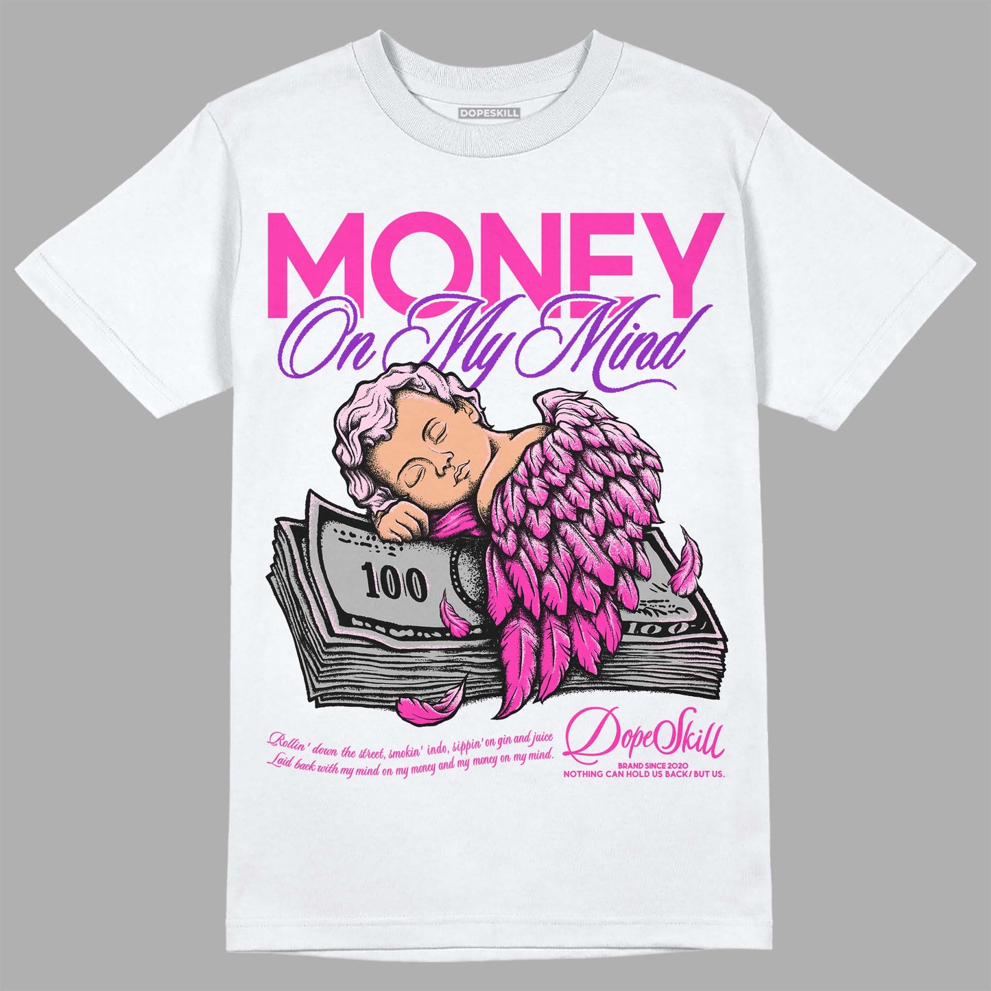 Triple Pink Dunk Low DopeSkill T-Shirt MOMM Graphic