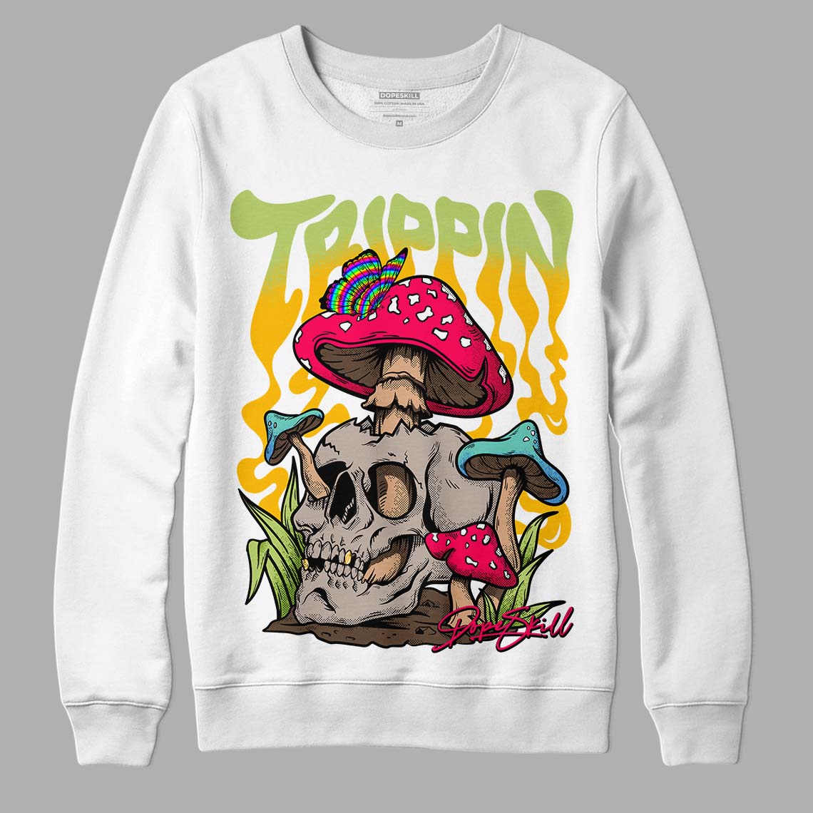 Limited DopeSkill Sweatshirt Trippin Graphic