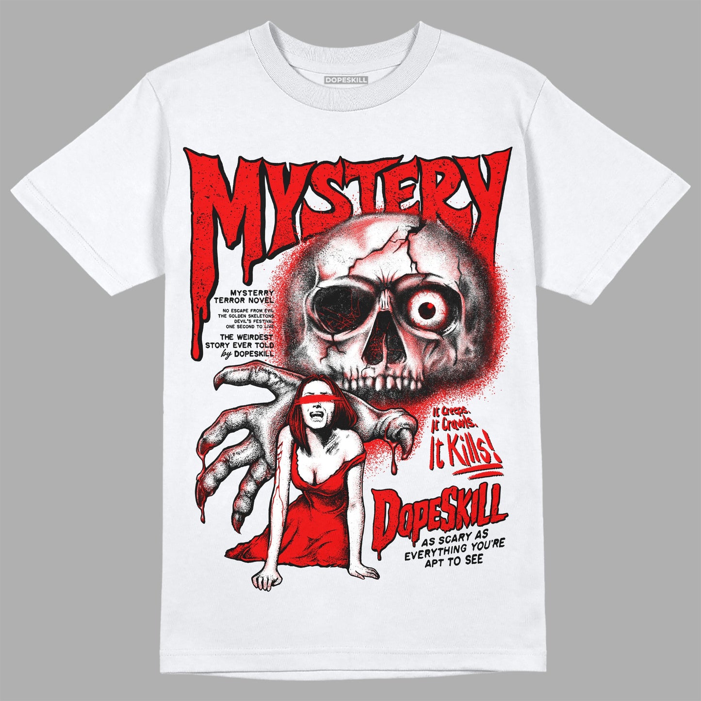 Cherry 12s DopeSkill T-Shirt Mystery Ghostly Grasp Graphic