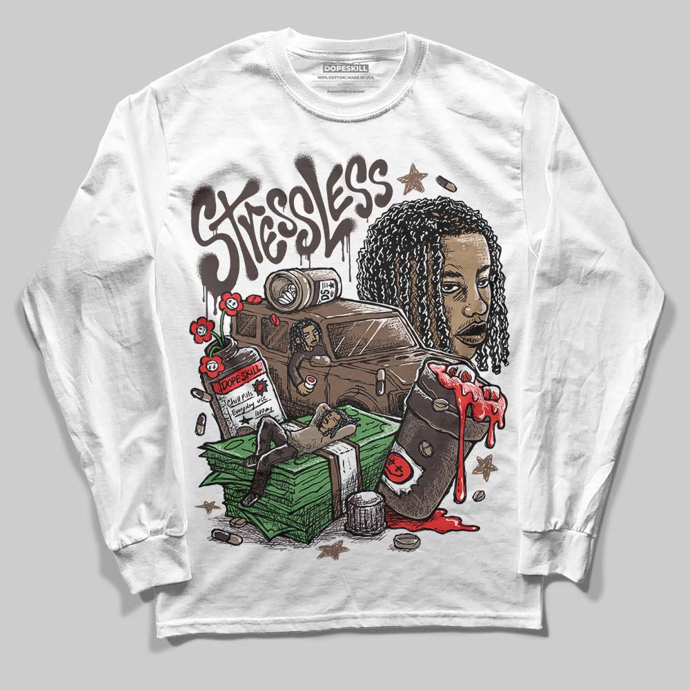 Baroque Brown 12s DopeSkill Long Sleeve T-Shirt Stressless Graphic