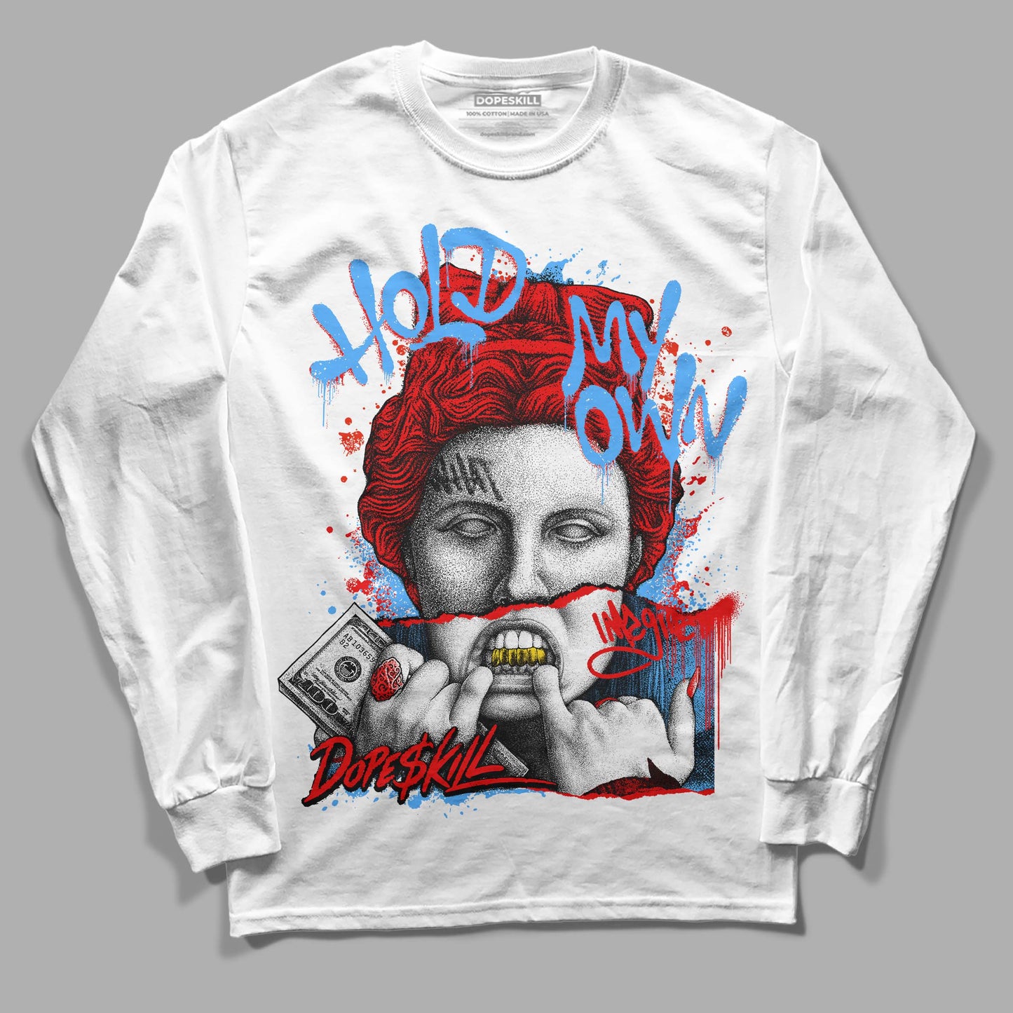 Cherry 11s DopeSkill Long Sleeve T-Shirt Hold My Own Graphic