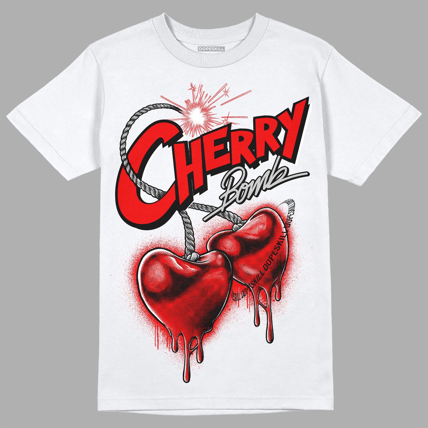 Cherry 12s DopeSkill T-Shirt Cherry Bomb Graphic