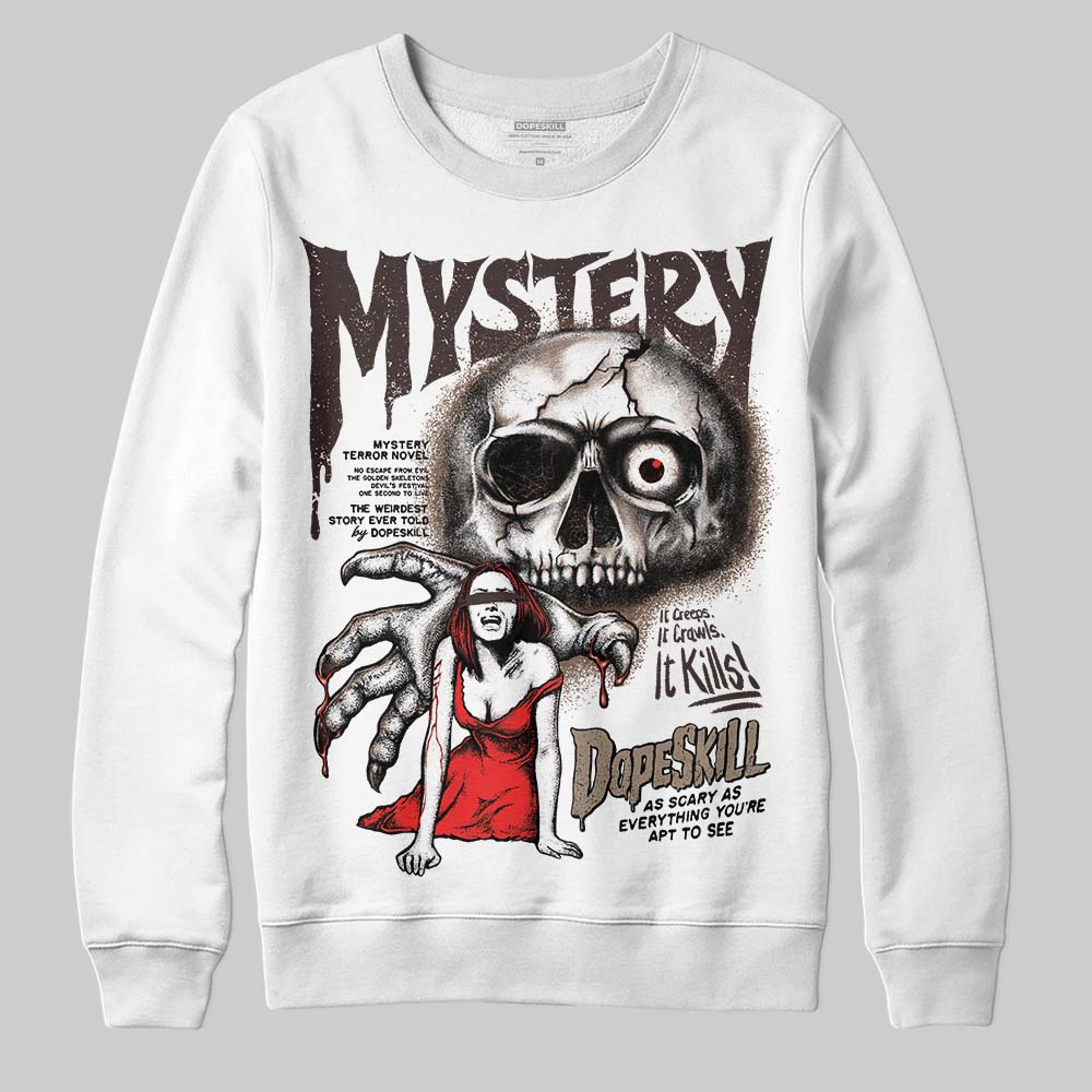 Baroque Brown 12s DopeSkill Sweatshirt Mystery Ghostly Grasp Graphic