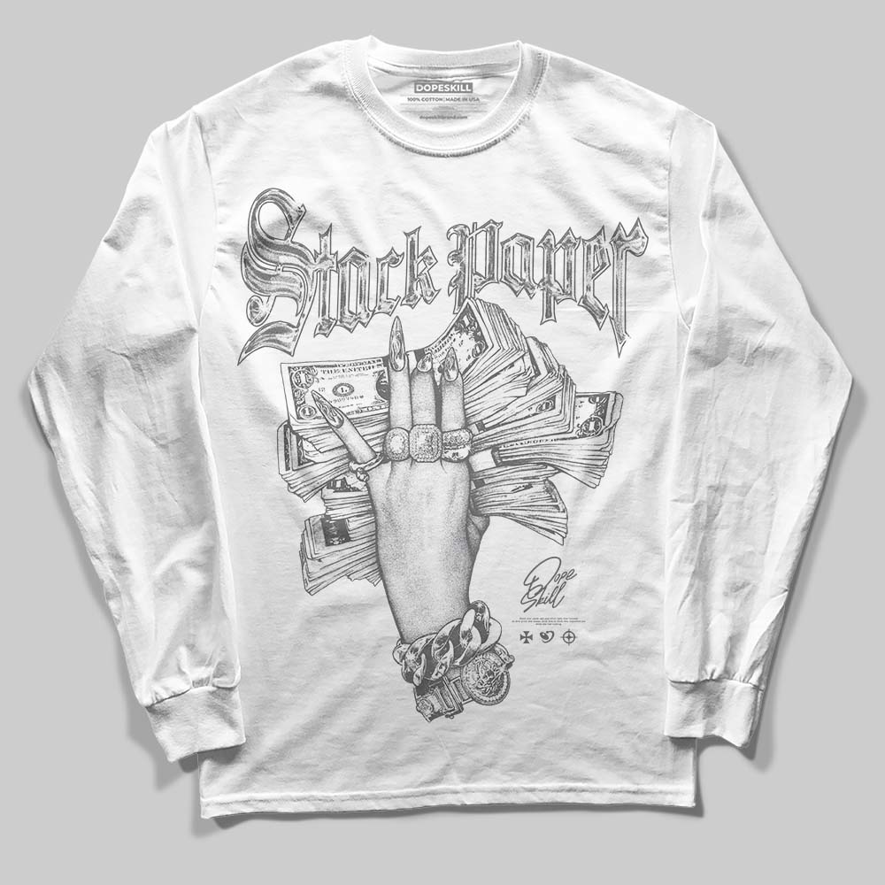 Grey Collection DopeSkill Long Sleeve T-Shirt Stack Paper Graphic