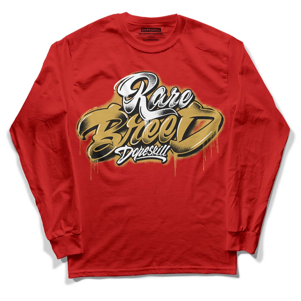 Red Collection DopeSkill Red Long Sleeve T-Shirt Rare Breed Type Graphic