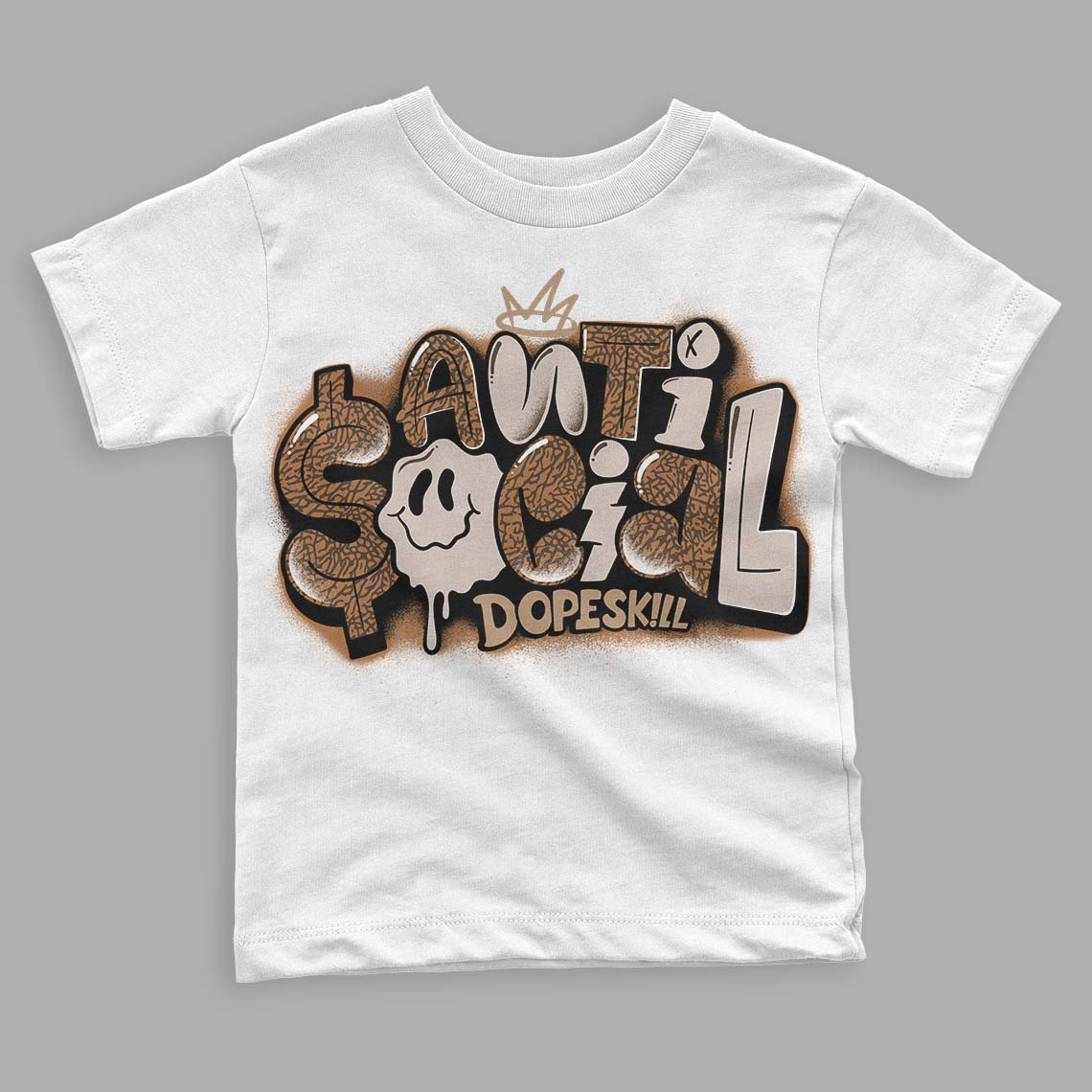 Palomino 3s DopeSkill Toddler Kids T-shirt Anti Social Graphic