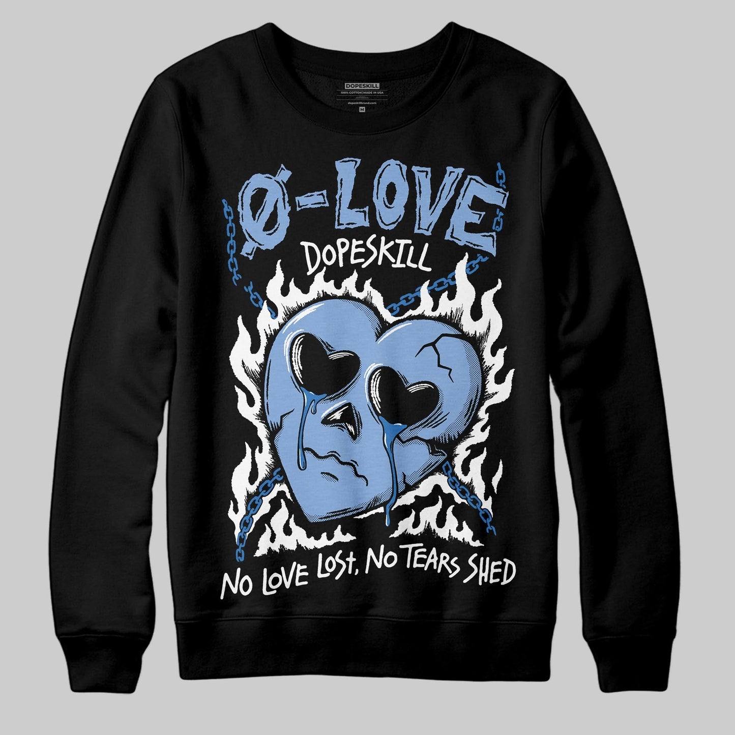 Forget Me Not 4s DopeSkill Sweatshirt Crying Heart Graphic