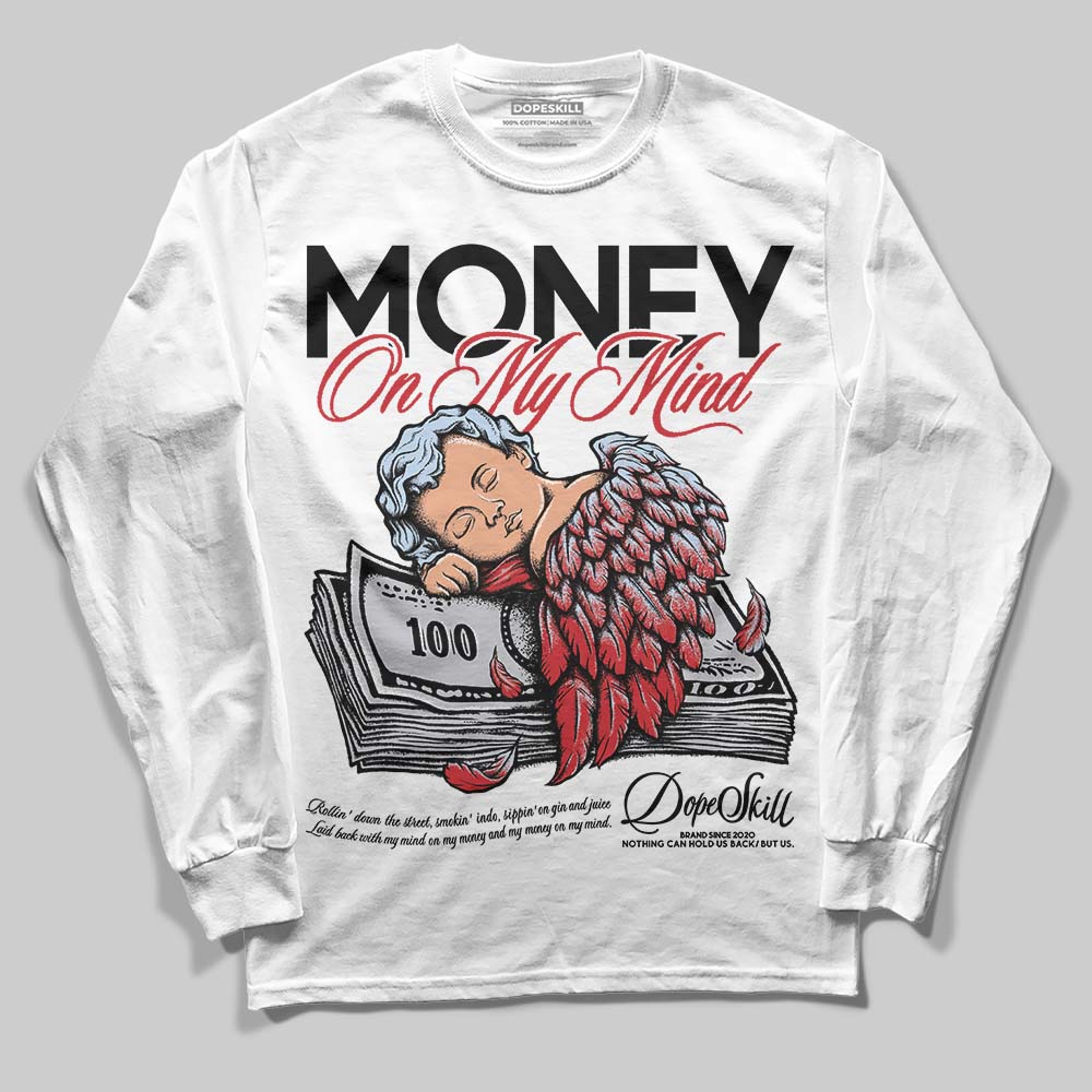 Black Metallic Reimagined 5s DopeSkill Long Sleeve T-Shirt MOMM Graphic