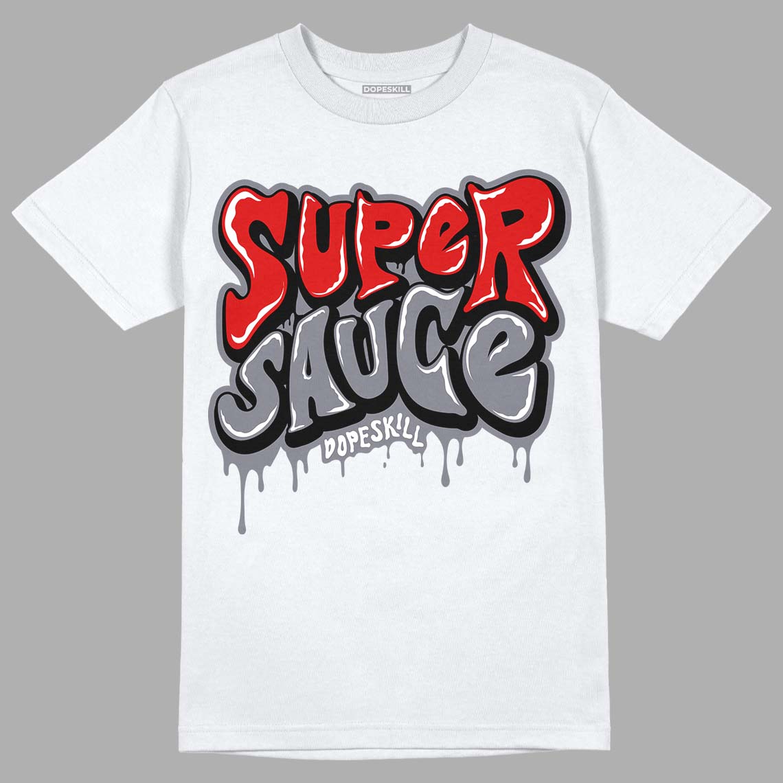 Fire Red 9s DopeSkill T-Shirt Super Sauce Graphic