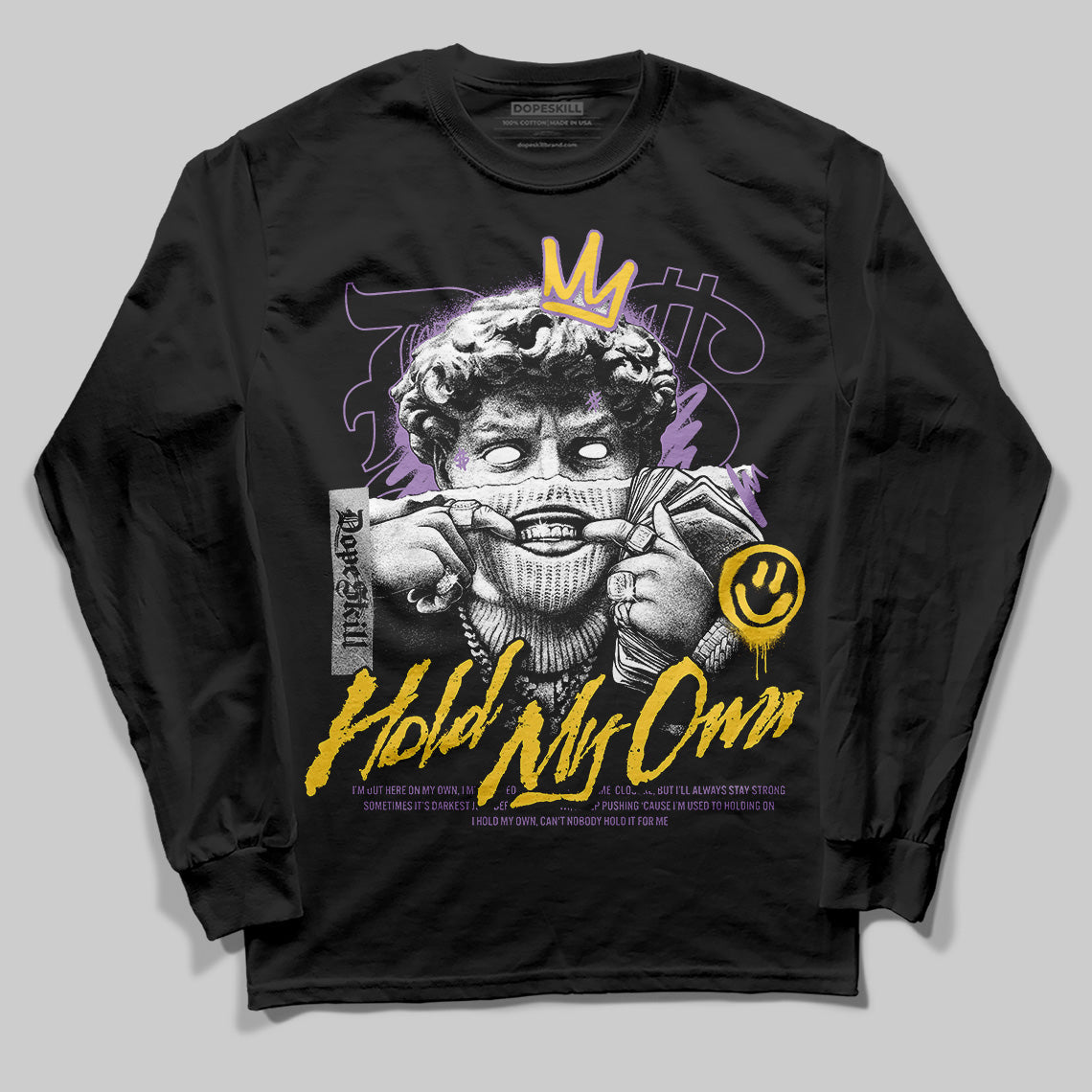 Field Purple 12s DopeSkill Long Sleeve T-Shirt In My Way Graphic