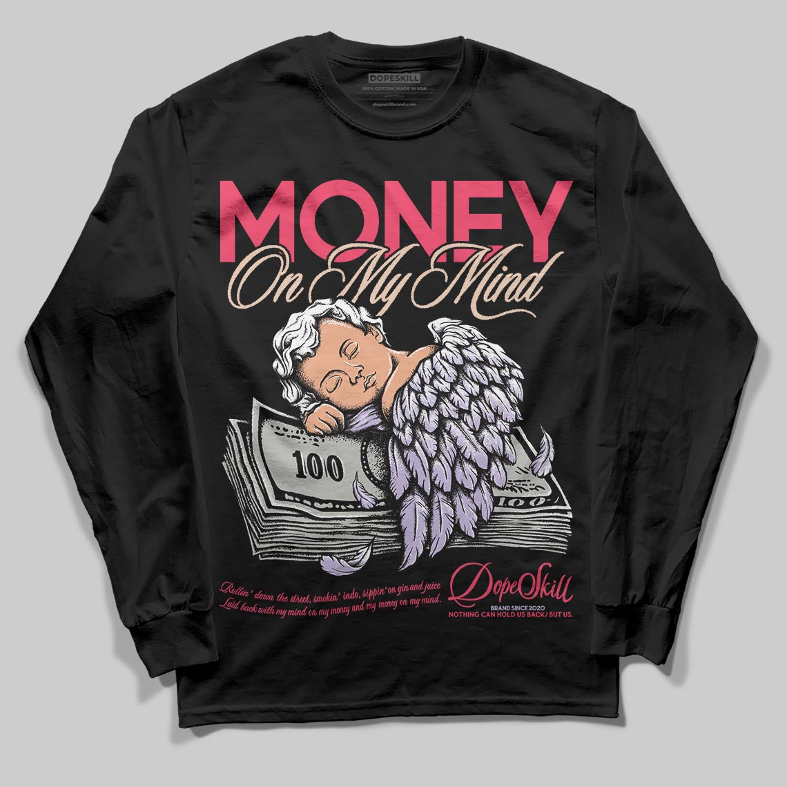 Peanut Butter Jelly 5s DopeSkill Long Sleeve T-Shirt MOMM Graphic