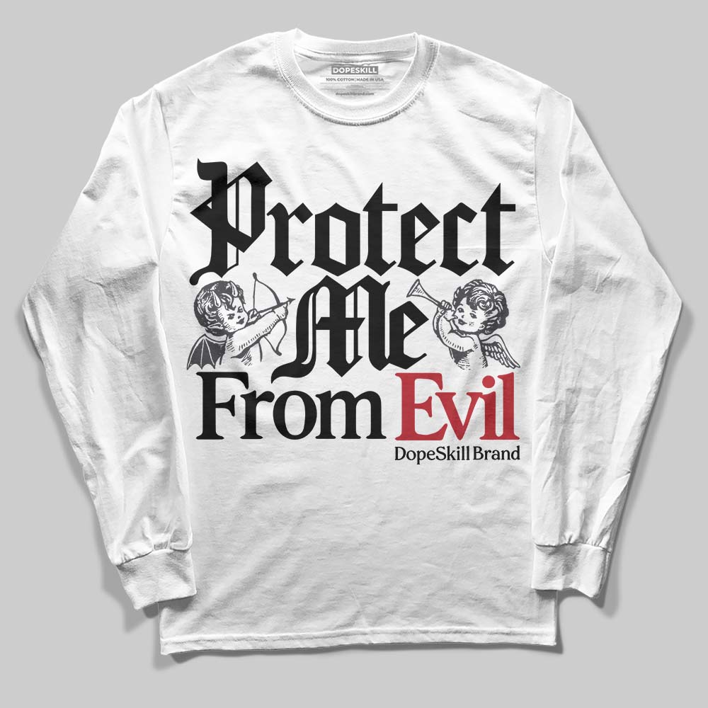 Black Cat 3s DopeSkill Long Sleeve T-Shirt Protect Me From Evil Graphic