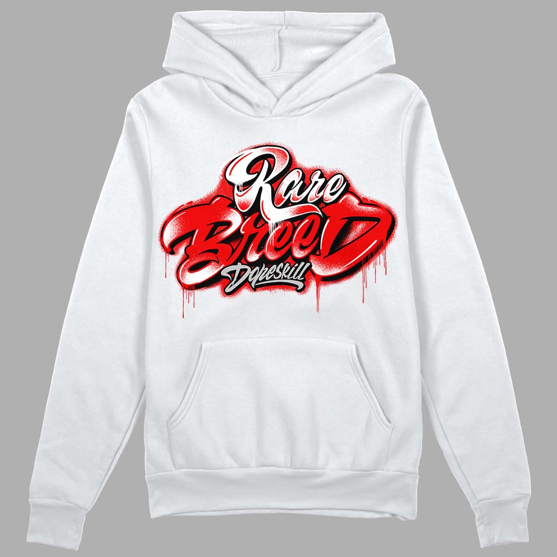 Cherry 12s DopeSkill Hoodie Sweatshirt Rare Breed Type Graphic