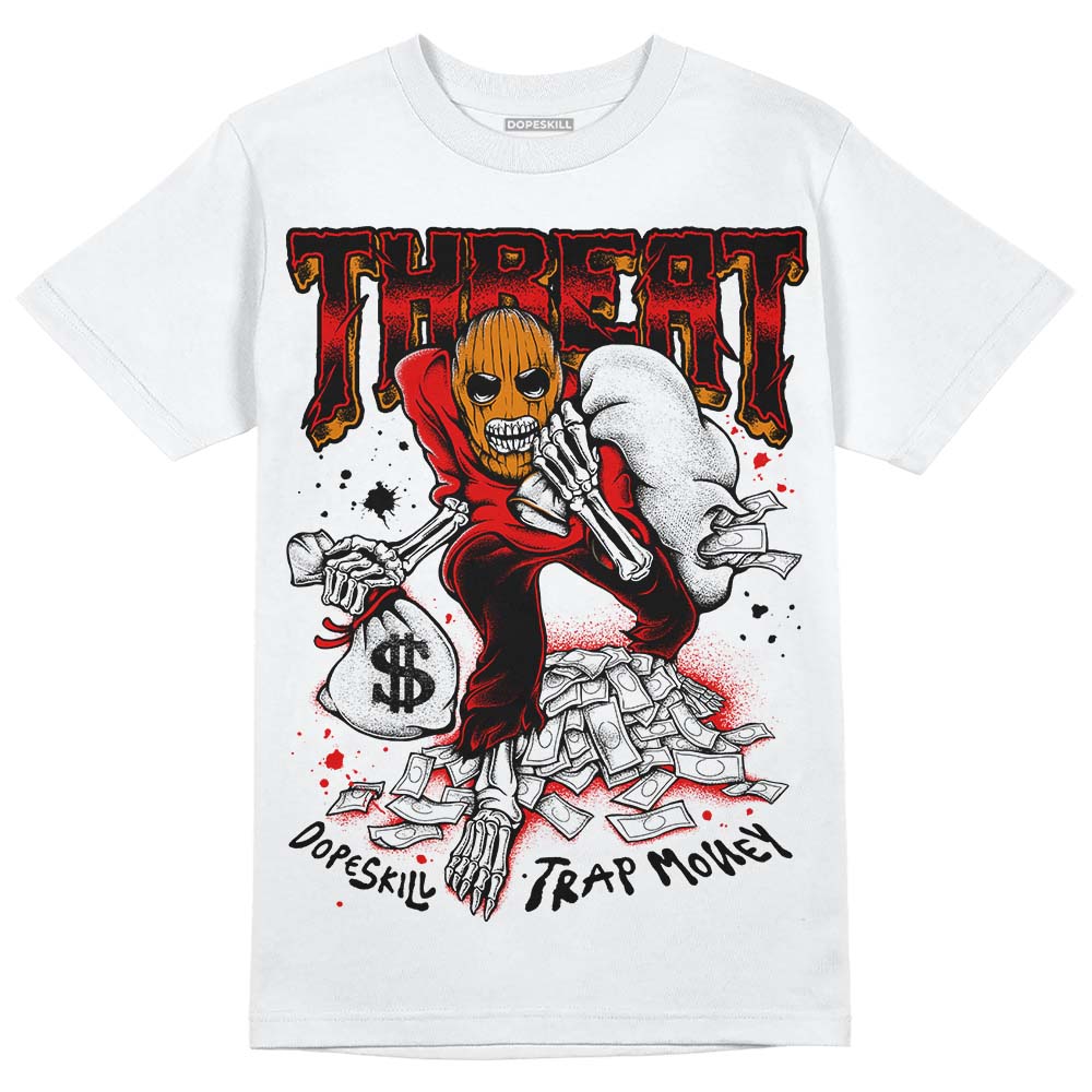 Red Cement 4S DopeSkill T-Shirt Threat Graphic