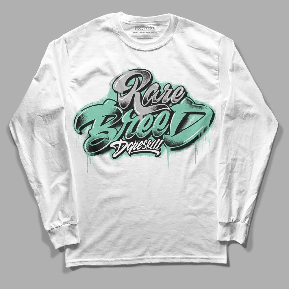 Green Glow 3s DopeSkill Long Sleeve T-Shirt Rare Breed Type Graphic